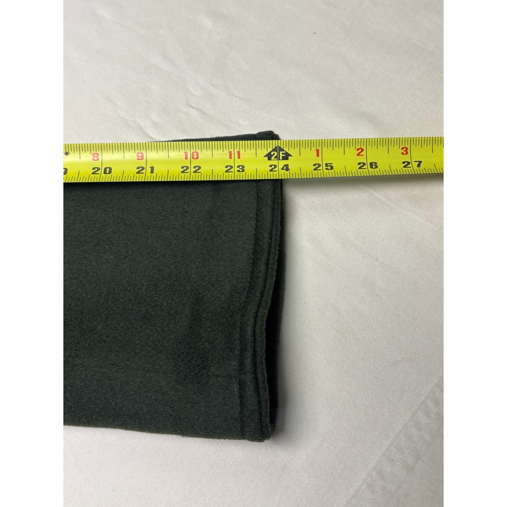 Ashley Scott Petite Vintage 100% Pure Wool Overcoat Forest Green Long Coat - Picture 10 of 10